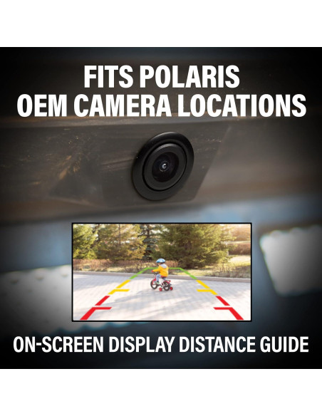 Cámara de Respaldo BOSS POLCAM IPX6 para Polaris RZR