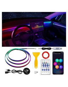 Luz LED Interior Acrílica MAODANER para Tesla 55.1" RGB