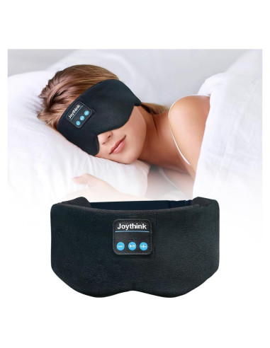 Máscara de Sueño Joythink con Auriculares Bluetooth Negra