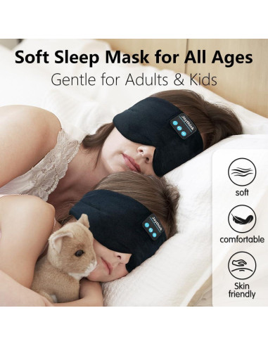Máscara de dormir Bluetooth Joythink con auriculares 5.3