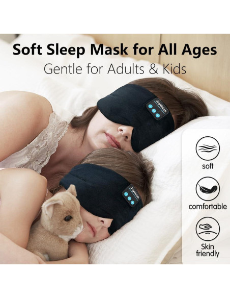 Máscara de dormir Bluetooth Joythink con auriculares 5.3
