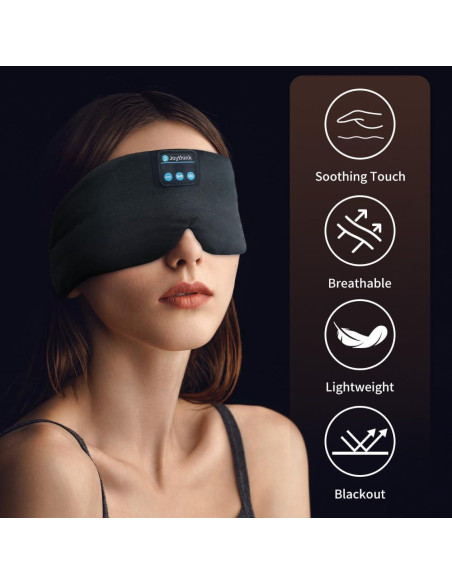 Máscara de dormir Bluetooth Joythink con auriculares 5.3
