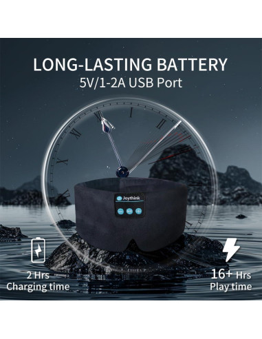 Máscara de dormir Bluetooth Joythink con auriculares 5.3