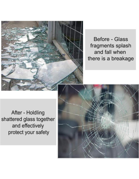 Película de Seguridad Adhesiva SUMAGITIN 45cm x 2.5m Transparente