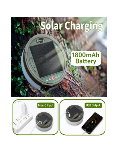 Luces de Cuerda Solares TuoPuLife 10m 130 LEDs Impermeables