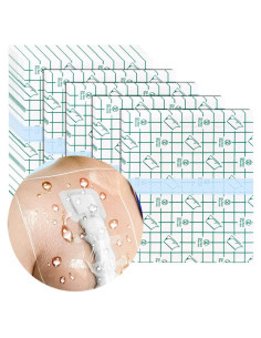 50 Vendajes Adhesivos Impermeables Hola Health 10x10 cm