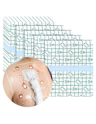 50 Vendajes Adhesivos Impermeables Hola Health 10x10 cm