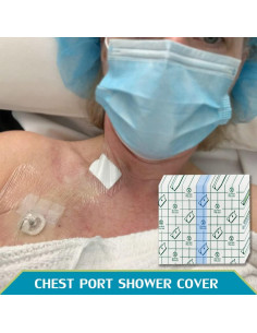 50 Vendajes Adhesivos Impermeables Hola Health 10x10 cm 2