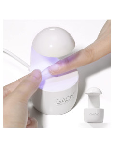 Lámpara LED Mini UV GAOY para Uñas de Gel Color Huevo 90s