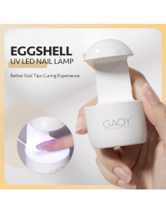 Lámpara LED Mini UV GAOY para Uñas de Gel Color Huevo 90s 2