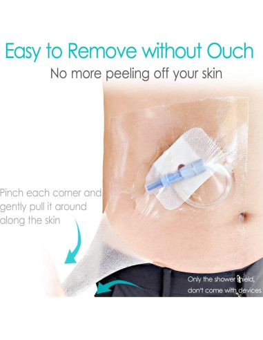 50 Vendajes Adhesivos Impermeables Hola Health 10x10 cm