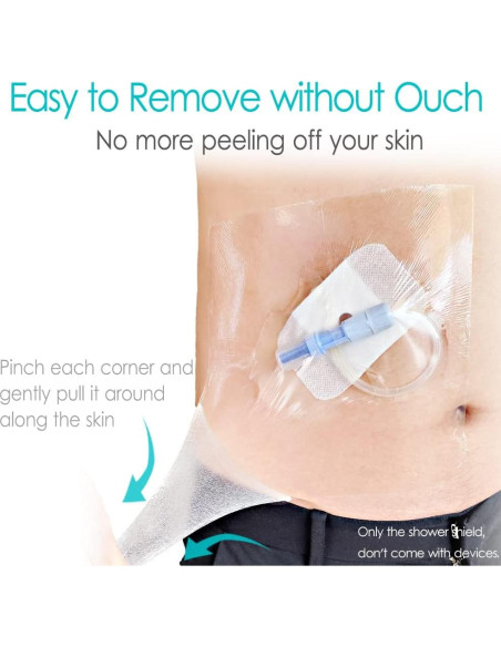 50 Vendajes Adhesivos Impermeables Hola Health 10x10 cm