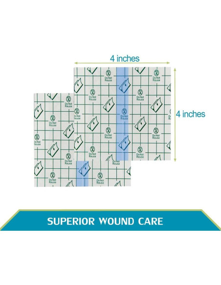 50 Vendajes Adhesivos Impermeables Hola Health 10x10 cm