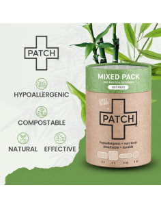 Curitas de Bambú Ecológicas Patch - 100 Piezas Hipoalergénicas 2