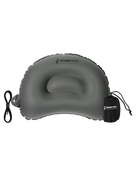 Almohada Inflable Ultraligera Outdoor Vitals - Ajustable, Compacta