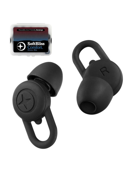 Tapones para Oídos SoftBliss Reutilizables - Silicona Hipoalergénica