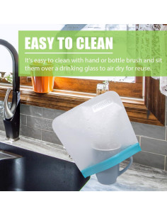 Bolsas Reutilizables Qinline 24 Piezas 1 Galón para Alimentos 2