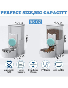 Alimentador y Dispensador Automático Kathson 1,04L Azul 2