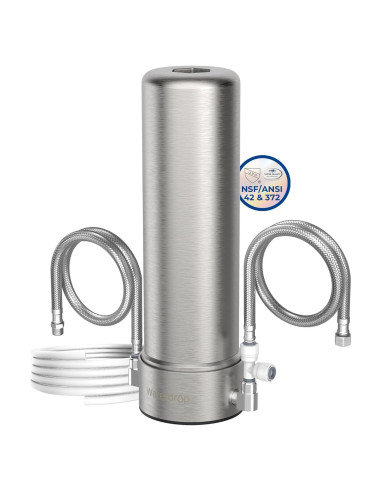 Filtro de Agua 2-en-1 Waterdrop WD-AP13 Acero Inoxidable