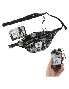 Mochila de Cintura 4Monster 2L Resistente al Agua Verde Militar