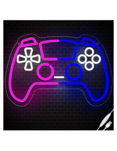 Luz de Neón Gamer Wootfairy, LED Regulable 40x27cm