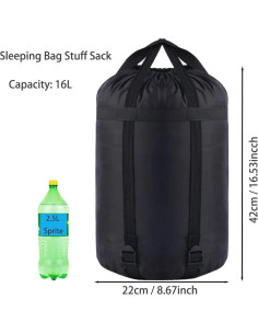 Bolsa de Compresión MOOCY 16L Nylon para Saco de Dormir 2