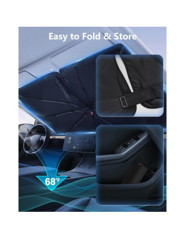 Sombrilla Plegable para Parabrisas Noiclub SS-1107 - Mediana