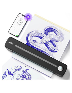 Impresora de Tatuajes PeriPage P91 Inalámbrica con Papel Térmico