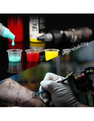 500 Capsulas de Tinta para Tatuajes Yuronam - Pequeñas