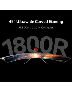 Monitor Curvo Ultrawide INNOCN 49" 120Hz QHD 5120x1440 HDR400 2