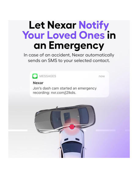 Cámara de tablero dual Nexar Pro 1080p FHD con visión nocturna