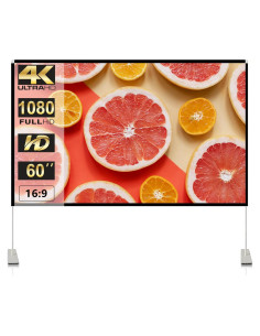 Pantalla de proyector portátil SKERELL 60" 16:9 HD con soporte