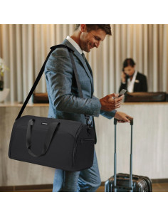 Bolsa de viaje tipo duffel 2 en 1 para prendas y laptop 2
