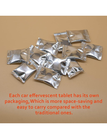 100 Tabletas Limpiadoras Concentradas para Parabrisas - Eficiencia