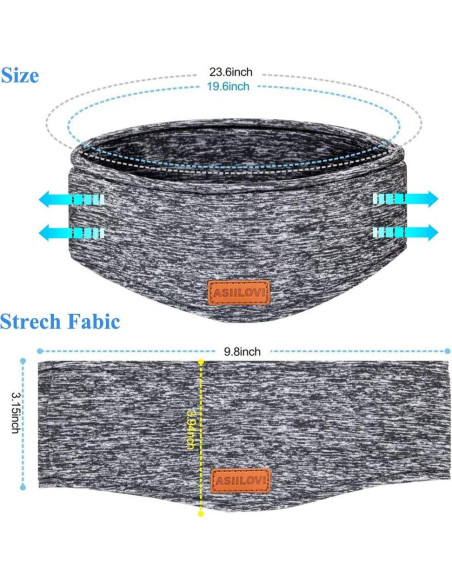 Auriculares para dormir y calentadores de orejas ASIILOVI - Diadema con altavoces HD Auriculares para dormir y calentadores de orejas ASIILOVI - Diadema con altavoces HD