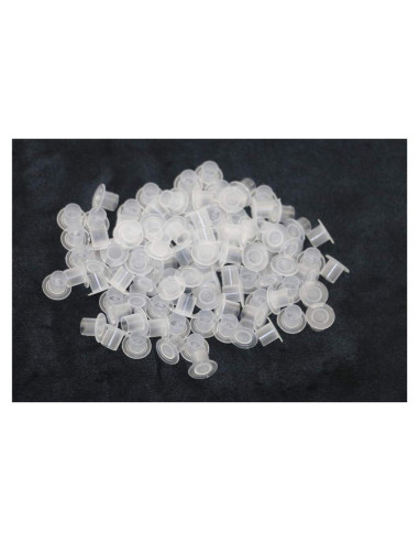 1000 Tapas de Tinta para Tatuajes Needlehouse 10x8mm Plástico