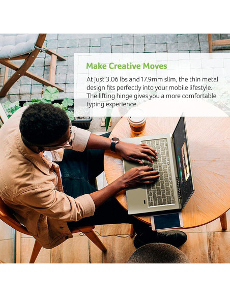 Portátil Acer Aspire 15.6" FHD, Intel Celeron N4500, 16GB RAM, 1TB SSD, Windows 11