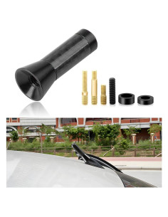 Antena Corta Wevdn para Coche 3.63 cm Universal Negro