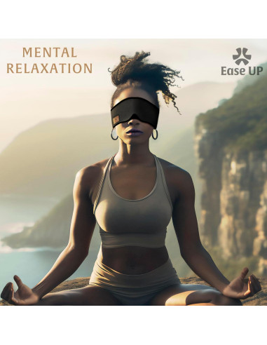 Máscara para dormir Bluetooth HUANGXUEYU con auriculares ajustables