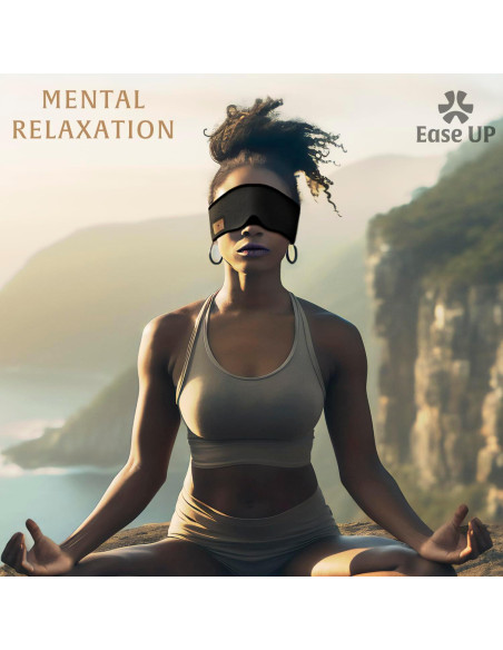 Máscara para dormir Bluetooth HUANGXUEYU con auriculares ajustables