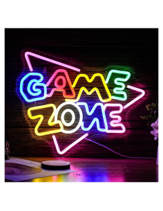Luz de Neón LED Multicolor Zona de Juego 39x32cm LISIGNVE