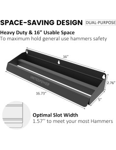 Soporte para Martillo Montado en Pared UnitedPower - Negro 2