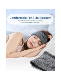 Auriculares para dormir Perytong Bluetooth Diadema Gris 0.64cm 2