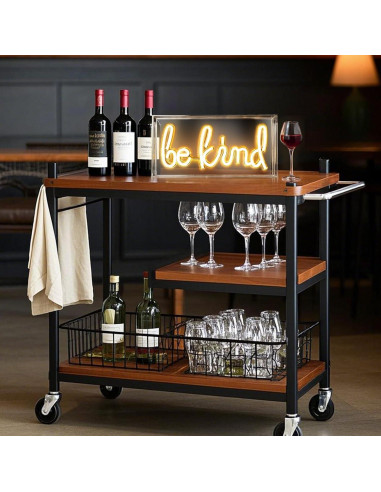 Señal de Neón Be Kind LED 30.48x15.24 cm con USB