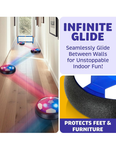 Pelota de Fútbol Flotante Atlasonix con 2 Metas - Juguete Interior