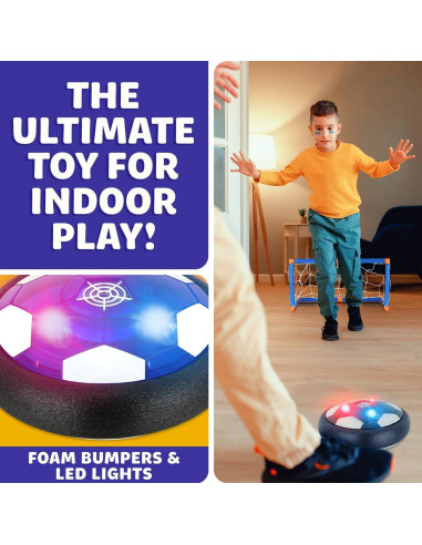 Pelota de Fútbol Flotante Atlasonix con 2 Metas - Juguete Interior