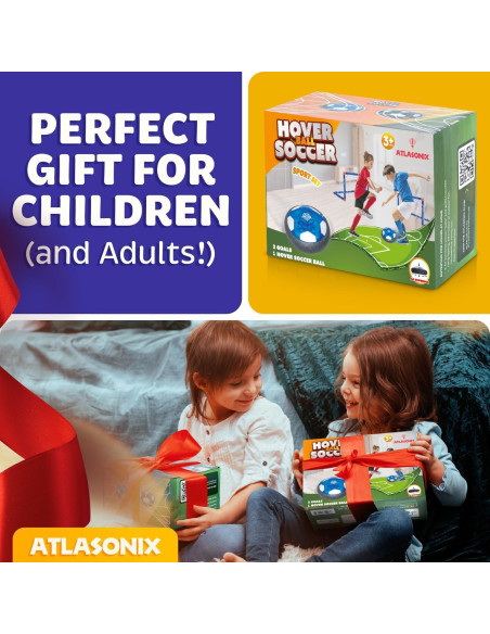 Pelota de Fútbol Flotante Atlasonix con 2 Metas - Juguete Interior