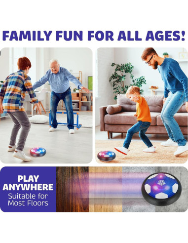 Pelota de Fútbol Flotante Atlasonix con 2 Metas - Juguete Interior