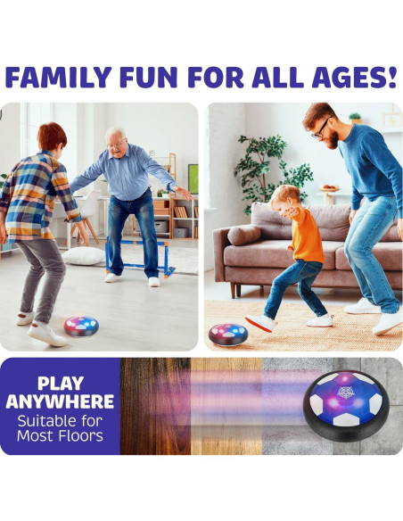 Pelota de Fútbol Flotante Atlasonix con 2 Metas - Juguete Interior