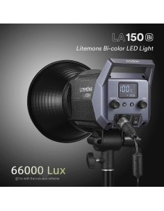 Luz de Video LED Bicolor Godox LA150Bi 190W 66000LUX 2800K-6500K 2